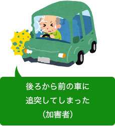 追突事故を起こしてしまった(加害者)